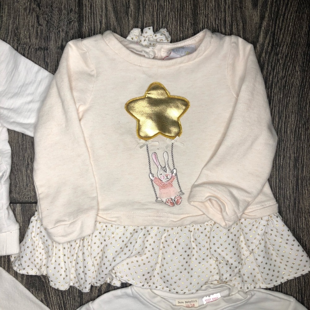 Beautiful lot of toddler girl white sweaters - Picture 5 of 7